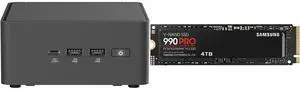 ASUS NUC 15 Pro RNUC15CRHC50000U Mini PC Barebone + SAMSUNG SSD 990 PRO 4TB, PCIe Gen4 M.2 2280 MZ-V9P4T0B/AM