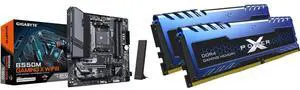 Motherboard Memory Combo -  GIGABYTE B550M GAMING X WIFI6 Bundle with  Silicon Power SP016GXLZU320BDA