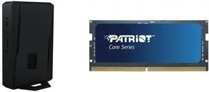 ASUS NUC 15 Performance Barebone Kit Mini PC with Intel Core Ultra 9 (Series 2), NVIDIA GeForce RTX 5070 Mobile GPU, Dual channel DDR5 RAM, Dual Storage Design, Thunderbolt 4 Patriot Core Series 16GB 262-Pin DDR5 SO-DIMM DDR5 5600 (PC5 4480