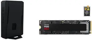 ASUS NUC 15 Performance Barebone Kit Mini PC with Intel Core Ultra 9 (Series 2), NVIDIA GeForce RTX 5070 Mobile GPU, Dual channel DDR5 RAM, Dual Storage Design, Thunderbolt 4 SAMSUNG SSD 9100 PRO 4TB, PCIe 5.0x4 M.2 2280, Seq. Read Speeds U