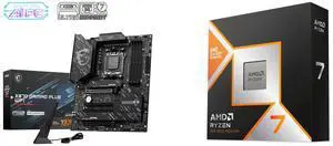 Motherboard CPU Combo -  MSI X870 GAMING PLUS WIFI Bundle with  AMD Ryzen 7 9800X3D