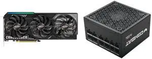 ASRock Challenger Radeon RX 9070 XT Graphics Card RX9070XT CL 16G Super Flower Combat FG 650W 80+ Gold, Full Modular, ATX 3.1 / PCIe 5.0, W/12V-2x6 Cable (2x8pin - 16pin native cables) , Power Supply, FDB Fan, SF-650C12FG, Black version ASRock Challenger Radeon RX 9070 XT Graphics Card RX9070XT CL 16G Super Flower Combat FG 650W 80+ Gold, Full Modular, ATX 3.1 / PCIe 5.0, W/12V-2x6 Cable (2x8pin - 16pin native cables) , Power Supply, FDB Fan, SF-650C12FG, Black version