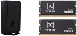 ASUS NUC 15 Performance Barebone Kit Mini PC with Intel Core Ultra 9 (Series 2), NVIDIA GeForce RTX 5070 Mobile GPU, Dual channel DDR5 RAM, Dual Storage Design, Thunderbolt 4 Team T-CREATE CLASSIC 64GB (2 x 32GB) 262-Pin DDR5 SO-DIMM DDR5 5 ASUS NUC 15 Performance Barebone Kit Mini PC with Intel Core Ultra 9 (Series 2), NVIDIA GeForce RTX 5070 Mobile GPU, Dual channel DDR5 RAM, Dual Storage Design, Thunderbolt 4 Team T-CREATE CLASSIC 64GB (2 x 32GB) 262-Pin DDR5 SO-DIMM DDR5 5