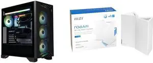 MSI Gaming Desktop PC Aegis RS2 AI C2NVP7-1444US Intel Core Ultra 7 265K 32GB DDR5 2TB NVMe SSD GeForce RTX 5070 Windows 11 Home Advance MSI Roamii BE Lite Mesh System - 2 Pack (WiFi 7, BE 5000, Up to 5,800 sq.ft. of Coverage, Supporting 12 MSI Gaming Desktop PC Aegis RS2 AI C2NVP7-1444US Intel Core Ultra 7 265K 32GB DDR5 2TB NVMe SSD GeForce RTX 5070 Windows 11 Home Advance MSI Roamii BE Lite Mesh System - 2 Pack (WiFi 7, BE 5000, Up to 5,800 sq.ft. of Coverage, Supporting 12