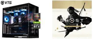 VTG Vantaq Gaming PC Desktop AMD Ryzen7 9800X3D ,Geforce RTX5080, 2TB NVME SSD, 32GB DDR5 RAM , 850W GOLD PSU , 360MM AIO liquid cooler,Windows 11 Home, WIFI 6, Prebuilt Gaming Pc New computer Ghost of Tsushima DIRECTOR'S CUT - PC [Steam VTG Vantaq Gaming PC Desktop AMD Ryzen7 9800X3D ,Geforce RTX5080, 2TB NVME SSD, 32GB DDR5 RAM , 850W GOLD PSU , 360MM AIO liquid cooler,Windows 11 Home, WIFI 6, Prebuilt Gaming Pc New computer Ghost of Tsushima DIRECTOR'S CUT - PC [Steam