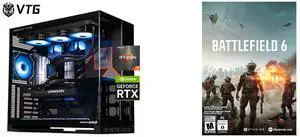 VTG Vantaq Gaming PC Desktop AMD Ryzen7 9800X3D ,Geforce RTX5080, 2TB NVME SSD, 32GB DDR5 RAM , 850W GOLD PSU , 360MM AIO liquid cooler,Windows 11 Home, WIFI 6, Prebuilt Gaming Pc New computer Battlefield 6 for PC [EA Origin Digital Code, VTG Vantaq Gaming PC Desktop AMD Ryzen7 9800X3D ,Geforce RTX5080, 2TB NVME SSD, 32GB DDR5 RAM , 850W GOLD PSU , 360MM AIO liquid cooler,Windows 11 Home, WIFI 6, Prebuilt Gaming Pc New computer Battlefield 6 for PC [EA Origin Digital Code,