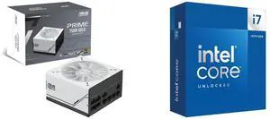 ASUS Prime 750W Gold (750 Watt, ATX 3.0 Compatible, Fully Modular Power Supply, 80+ Gold Certified, Dual Ball Bearings, Two Color Options in One, 8-Year Warranty) Intel Core i7-14700K - Core i7 14th Gen 20-Core (8P+12E) LGA 1700 125W Intel ASUS Prime 750W Gold (750 Watt, ATX 3.0 Compatible, Fully Modular Power Supply, 80+ Gold Certified, Dual Ball Bearings, Two Color Options in One, 8-Year Warranty) Intel Core i7-14700K - Core i7 14th Gen 20-Core (8P+12E) LGA 1700 125W Intel