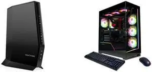 Netgear Nighthawk DOCSIS 3.1 AX2700 Two-in-One Cable Modem + WiFi Router, 2.7Gbps, CAX30S-100NAS, 90-Day of Netgear Armor Included CyberpowerPC Gaming Desktop PC GM70929 AMD Ryzen 7 9800X3D 32GB DDR5 2TB NVMe SSD AMD Radeon RX 9070 XT Windo Netgear Nighthawk DOCSIS 3.1 AX2700 Two-in-One Cable Modem + WiFi Router, 2.7Gbps, CAX30S-100NAS, 90-Day of Netgear Armor Included CyberpowerPC Gaming Desktop PC GM70929 AMD Ryzen 7 9800X3D 32GB DDR5 2TB NVMe SSD AMD Radeon RX 9070 XT Windo