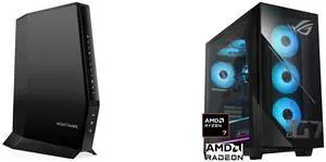 Netgear Nighthawk DOCSIS 3.1 AX2700 Two-in-One Cable Modem + WiFi Router, 2.7Gbps, CAX30S-100NAS, 90-Day of Netgear Armor Included ASUS Gaming Desktop PC GM700TZ-NS776 AMD Ryzen 7 9800X3D 32GB DDR5 1TB NVMe SSD AMD Radeon RX 9070 XT Windows Netgear Nighthawk DOCSIS 3.1 AX2700 Two-in-One Cable Modem + WiFi Router, 2.7Gbps, CAX30S-100NAS, 90-Day of Netgear Armor Included ASUS Gaming Desktop PC GM700TZ-NS776 AMD Ryzen 7 9800X3D 32GB DDR5 1TB NVMe SSD AMD Radeon RX 9070 XT Windows