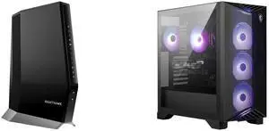 Netgear Nighthawk DOCSIS 3.1 AX6000 Two-in-One Cable Modem + WiFi Router, 6Gbps, CAX80-100NAS MSI Gaming Desktop PC Aegis Z2 C8NVP-1656US AMD Ryzen 7 8700F 32GB DDR5 1TB NVMe SSD GeForce RTX 5070 Windows 11 Home Netgear Nighthawk DOCSIS 3.1 AX6000 Two-in-One Cable Modem + WiFi Router, 6Gbps, CAX80-100NAS MSI Gaming Desktop PC Aegis Z2 C8NVP-1656US AMD Ryzen 7 8700F 32GB DDR5 1TB NVMe SSD GeForce RTX 5070 Windows 11 Home