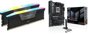 Memory Motherboard Combo - Corsair CMH32GX5M2E6000C36 Bundle with ASUS TUF GAMING X870E-PLUS WIFI7 Memory Motherboard Combo - Corsair CMH32GX5M2E6000C36 Bundle with ASUS TUF GAMING X870E-PLUS WIFI7