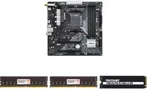 Motherboard 2 x Memory SSD Combo - ASRock B450M/AC R2.0 Bundle with V-color TD48G32S822-VC and V-color TD48G32S822-VC and Patriot Memory P400LP1KGM28H Motherboard 2 x Memory SSD Combo - ASRock B450M/AC R2.0 Bundle with V-color TD48G32S822-VC and V-color TD48G32S822-VC and Patriot Memory P400LP1KGM28H