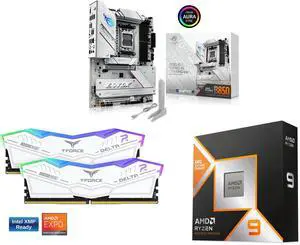Motherboard Memory CPU Combo - ASUS ROG STRIX B850-A GAMING WIFI R2 Bundle with Team Group FF4D516G6000HC38ADC01 and AMD Ryzen 9 9900X3D Motherboard Memory CPU Combo - ASUS ROG STRIX B850-A GAMING WIFI R2 Bundle with Team Group FF4D516G6000HC38ADC01 and AMD Ryzen 9 9900X3D