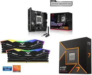 Motherboard Memory CPU Combo - ASUS ROG STRIX B650E-I GAMING WIFI Bundle with Team Group FF3D516G6000HC38ADC01 and AMD Ryzen 7 9700X Motherboard Memory CPU Combo - ASUS ROG STRIX B650E-I GAMING WIFI Bundle with Team Group FF3D516G6000HC38ADC01 and AMD Ryzen 7 9700X