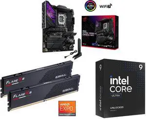 Motherboard Memory CPU Combo - ASUS ROG STRIX Z890-E GAMING WIFI Bundle with G.SKILL F5-6000J3636F16GX2-FX5 and Intel Core Ultra 9 285K Motherboard Memory CPU Combo - ASUS ROG STRIX Z890-E GAMING WIFI Bundle with G.SKILL F5-6000J3636F16GX2-FX5 and Intel Core Ultra 9 285K