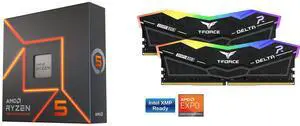 AMD Combo - AMD Ryzen 5 7600X with Team Group16GB (2x 8GB) DDR5 6000 AMD Combo - AMD Ryzen 5 7600X with Team Group16GB (2x 8GB) DDR5 6000
