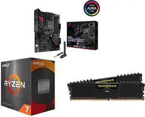 Motherboard CPU Memory Combo - ASUS ROG STRIX B550-F GAMING WIFI II Bundle with AMD Ryzen 7 5800XT and Corsair CMK32GX4M2E3200C16 Motherboard CPU Memory Combo - ASUS ROG STRIX B550-F GAMING WIFI II Bundle with AMD Ryzen 7 5800XT and Corsair CMK32GX4M2E3200C16