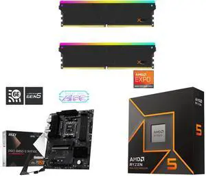 Memory Motherboard CPU Combo - V-color TMXSAL1660830KWK Bundle with MSI PRO B850-S WIFI6E and AMD Ryzen 5 9600X Memory Motherboard CPU Combo - V-color TMXSAL1660830KWK Bundle with MSI PRO B850-S WIFI6E and AMD Ryzen 5 9600X