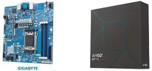 GIGABYTE MC13-LE2 Server Motherboard - AMD EPYC™ 4005/4004 & Ryzen™ 9000/7000 - microATX UP 1Gb/s LAN AMD EPYC 4005 (5th Gen) 4565P Hexadeca-core (16 Core) 64MB L3 Cache Socket AM5 170W Processor - 100-100001559WOF GIGABYTE MC13-LE2 Server Motherboard - AMD EPYC™ 4005/4004 & Ryzen™ 9000/7000 - microATX UP 1Gb/s LAN AMD EPYC 4005 (5th Gen) 4565P Hexadeca-core (16 Core) 64MB L3 Cache Socket AM5 170W Processor - 100-100001559WOF