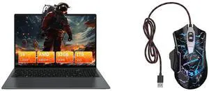 Auusda 16" Gaming Laptop AMD Ryzen 7 4800H 2.9-4.2GHz, 32GB DDR4 RAM, 1TB NVME SSD, Windows 11 Pro Business Computer, SODIMM*2, Slot*2, Backlit, Fingerprint, Gray Exsurf USB Wired Gaming Mouse Black Lightweight, Ergonomic Gamer Computer Mic Auusda 16" Gaming Laptop AMD Ryzen 7 4800H 2.9-4.2GHz, 32GB DDR4 RAM, 1TB NVME SSD, Windows 11 Pro Business Computer, SODIMM*2, Slot*2, Backlit, Fingerprint, Gray Exsurf USB Wired Gaming Mouse Black Lightweight, Ergonomic Gamer Computer Mic