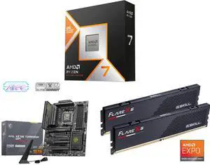 AMD Ryzen 7 9850X3D - Ryzen 7 9000 Series 8-Core 5.6GHz - Socket AM5 120W - AMD Radeon Graphics Desktop Processor - 100-100001973WOF MSI MAG MAG X870E TOMAHAWK WIFI AM5 AMD X870E SATA 6Gb/s M.2 DDR5 Wi-Fi 7 5G LAN ATX Motherboards G.SKILL F AMD Ryzen 7 9850X3D - Ryzen 7 9000 Series 8-Core 5.6GHz - Socket AM5 120W - AMD Radeon Graphics Desktop Processor - 100-100001973WOF MSI MAG MAG X870E TOMAHAWK WIFI AM5 AMD X870E SATA 6Gb/s M.2 DDR5 Wi-Fi 7 5G LAN ATX Motherboards G.SKILL F