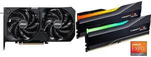 GPU Memory Combo - MSI RTX 5070 12G SHADOW 2X OC Bundle with G.SKILL F5-6000J2636H32GX2-TZ5NR GPU Memory Combo - MSI RTX 5070 12G SHADOW 2X OC Bundle with G.SKILL F5-6000J2636H32GX2-TZ5NR