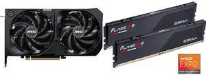GPU Memory Combo - MSI RTX 5070 12G SHADOW 2X OC Bundle with G.SKILL F5-6000J3444F64GX2-FX5 GPU Memory Combo - MSI RTX 5070 12G SHADOW 2X OC Bundle with G.SKILL F5-6000J3444F64GX2-FX5