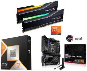 G.SKILL Trident Z5 Neo RGB Series 64GB (2 x 32GB) 288-Pin PC RAM DDR5 6000 (PC5 48000) Desktop Memory Model F5-6000J3040G32GX2-TZ5NR AMD Ryzen 7 9800X3D - Ryzen 7 9000 Series Zen 5 8-Core 5.2 GHz - Socket AM5 120W - AMD Radeon Graphics Desk G.SKILL Trident Z5 Neo RGB Series 64GB (2 x 32GB) 288-Pin PC RAM DDR5 6000 (PC5 48000) Desktop Memory Model F5-6000J3040G32GX2-TZ5NR AMD Ryzen 7 9800X3D - Ryzen 7 9000 Series Zen 5 8-Core 5.2 GHz - Socket AM5 120W - AMD Radeon Graphics Desk
