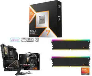 CPU Motherboard Memory Combo - AMD 100-100001973WOF Bundle with MSI MEG X870E ACE MAX and V-color TMXSAL1664832KWK CPU Motherboard Memory Combo - AMD 100-100001973WOF Bundle with MSI MEG X870E ACE MAX and V-color TMXSAL1664832KWK