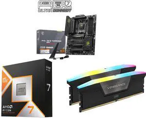 Motherboard CPU Memory Combo - MSI MAG X870 TOMAHAWK WIFI Bundle with AMD 100-100001973WOF and Corsair CMH32GX5M2N6400C36 Motherboard CPU Memory Combo - MSI MAG X870 TOMAHAWK WIFI Bundle with AMD 100-100001973WOF and Corsair CMH32GX5M2N6400C36