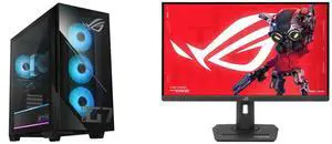 ASUS ROG G700 (2025) Gaming Desktop PC, Intel Core Ultra 7 265F Processor, NVIDIA GeForce RTX 5070, 1TB M.2 NVMe PCIe 4 SSD, 32GB DDR5 RAM, Windows 11 Home, G700TF-AS776 ASUS ROG Strix 27” 4K HDR USB-C Gaming Monitor (XG27UCG) - UHD (3840x2 ASUS ROG G700 (2025) Gaming Desktop PC, Intel Core Ultra 7 265F Processor, NVIDIA GeForce RTX 5070, 1TB M.2 NVMe PCIe 4 SSD, 32GB DDR5 RAM, Windows 11 Home, G700TF-AS776 ASUS ROG Strix 27” 4K HDR USB-C Gaming Monitor (XG27UCG) - UHD (3840x2