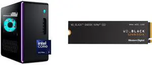 Alienware - Aurora Gaming Desktop - Intel Core Ultra 7 265F 2025 - 32GB Memory - NVIDIA GeForce RTX 5060 Ti 8GB - 1TB Storage - Black WD_BLACK 2TB SN850X NVMe Internal Gaming SSD Solid State Drive - Gen4 PCIe, M.2 2280, Up to 7,300 MB/s - W Alienware - Aurora Gaming Desktop - Intel Core Ultra 7 265F 2025 - 32GB Memory - NVIDIA GeForce RTX 5060 Ti 8GB - 1TB Storage - Black WD_BLACK 2TB SN850X NVMe Internal Gaming SSD Solid State Drive - Gen4 PCIe, M.2 2280, Up to 7,300 MB/s - W