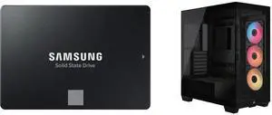 SSD Computer Case Combo - SAMSUNG MZ-77E4T0B/AM Bundle with Corsair CC-9011322-WW SSD Computer Case Combo - SAMSUNG MZ-77E4T0B/AM Bundle with Corsair CC-9011322-WW