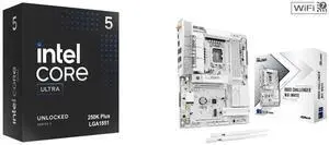 CPU Motherboard Combo - Intel BX80768250K Bundle with ASRock B860 CHALLENGER WIFI WHITE CPU Motherboard Combo - Intel BX80768250K Bundle with ASRock B860 CHALLENGER WIFI WHITE