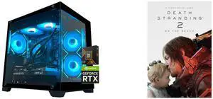 Gaming PC Desktop,AMD Ryzen 5 9600X,RTX5060 8G,MSI B650M,32GB DDR5 6000 RAM and 1TB M.2 NVMe PCle,Liquid Cooler ARGB FAN,Wi-Fi+BT,Game Design Office console,Sea View Room,Prebuilt Gaming PC DEATH STRANDING 2: ON THE BEACH - PC [Steam Online Gaming PC Desktop,AMD Ryzen 5 9600X,RTX5060 8G,MSI B650M,32GB DDR5 6000 RAM and 1TB M.2 NVMe PCle,Liquid Cooler ARGB FAN,Wi-Fi+BT,Game Design Office console,Sea View Room,Prebuilt Gaming PC DEATH STRANDING 2: ON THE BEACH - PC [Steam Online