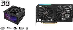 ASRock Phantom Gaming PG-750G 750W 80 PLUS GOLD & Cybenetics PLATINUM Full Modular Power Supply, ATX3.1 & PCIe5.1 Ready with Dual Color 12V-2x6 Cable, 10 Years Warranty ASRock Challenger Arc B580 Graphics Card B580 CL 12GO ASRock Phantom Gaming PG-750G 750W 80 PLUS GOLD & Cybenetics PLATINUM Full Modular Power Supply, ATX3.1 & PCIe5.1 Ready with Dual Color 12V-2x6 Cable, 10 Years Warranty ASRock Challenger Arc B580 Graphics Card B580 CL 12GO