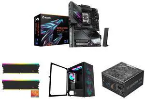 GIGABYTE Z890 AORUS MASTER Ultra Core (Series 2) LGA 1851, ATX, DDR5, 5x M.2, PCIe 5.0, Thunderbolt 4, WIFI7, 10GbE LAN, EZ-Latch V-COLOR Manta XSky DDR5 32GB (2x16GB) 6400MHz CL32 1.4V SK Hynix IC RGB Gaming Desktop Upgrade Memory Module B GIGABYTE Z890 AORUS MASTER Ultra Core (Series 2) LGA 1851, ATX, DDR5, 5x M.2, PCIe 5.0, Thunderbolt 4, WIFI7, 10GbE LAN, EZ-Latch V-COLOR Manta XSky DDR5 32GB (2x16GB) 6400MHz CL32 1.4V SK Hynix IC RGB Gaming Desktop Upgrade Memory Module B