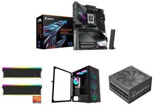 GIGABYTE Z890 AORUS MASTER Ultra Core (Series 2) LGA 1851, ATX, DDR5, 5x M.2, PCIe 5.0, Thunderbolt 4, WIFI7, 10GbE LAN, EZ-Latch V-COLOR Manta XSky DDR5 32GB (2x16GB) 6400MHz CL32 1.4V SK Hynix IC RGB Gaming Desktop Upgrade Memory Module B GIGABYTE Z890 AORUS MASTER Ultra Core (Series 2) LGA 1851, ATX, DDR5, 5x M.2, PCIe 5.0, Thunderbolt 4, WIFI7, 10GbE LAN, EZ-Latch V-COLOR Manta XSky DDR5 32GB (2x16GB) 6400MHz CL32 1.4V SK Hynix IC RGB Gaming Desktop Upgrade Memory Module B