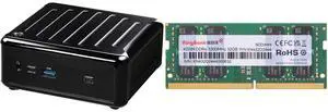 ASRock NUC NUC BOX-1340P/D4 Barebone Systems - Mini-PC (with Intel® 13th Gen (Raptor Lake-P) Core™ Processors i5-1340P CPU, 2 x Intel 2.5 Gigabit LAN,Supports Quad display,TPM 2.0 onboard IC) Kingbank 32GB 260-Pin DDR4 SO-DIMM DDR4 3200 (P ASRock NUC NUC BOX-1340P/D4 Barebone Systems - Mini-PC (with Intel® 13th Gen (Raptor Lake-P) Core™ Processors i5-1340P CPU, 2 x Intel 2.5 Gigabit LAN,Supports Quad display,TPM 2.0 onboard IC) Kingbank 32GB 260-Pin DDR4 SO-DIMM DDR4 3200 (P