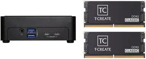 ASRock Industrial NUCS BOX-155H Slim Type Fanned Barebone Team T-CREATE CLASSIC 64GB (2 x 32GB) 262-Pin DDR5 SO-DIMM DDR5 5600 (PC5 44800) Laptop Memory Model CTCCD564G5600HC46ADC-S01 ASRock Industrial NUCS BOX-155H Slim Type Fanned Barebone Team T-CREATE CLASSIC 64GB (2 x 32GB) 262-Pin DDR5 SO-DIMM DDR5 5600 (PC5 44800) Laptop Memory Model CTCCD564G5600HC46ADC-S01