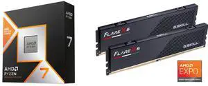 AMD Ryzen 7 9800X3D - Ryzen 7 9000 Series Zen 5 8-Core 5.2 GHz - Socket AM5 120W - AMD Radeon Graphics Desktop Processor - 100-100001084WOF G.SKILL Flare X5 32GB (2 x 16GB) 288-Pin PC RAM DDR5 6000 (PC5 48000) Desktop Memory Model F5-6000J3 AMD Ryzen 7 9800X3D - Ryzen 7 9000 Series Zen 5 8-Core 5.2 GHz - Socket AM5 120W - AMD Radeon Graphics Desktop Processor - 100-100001084WOF G.SKILL Flare X5 32GB (2 x 16GB) 288-Pin PC RAM DDR5 6000 (PC5 48000) Desktop Memory Model F5-6000J3