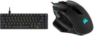 Gaming Keyboard Gaming Mouse Combo - Corsair CH-91A401A-NA Bundle with Corsair CH-9306011-NA Gaming Keyboard Gaming Mouse Combo - Corsair CH-91A401A-NA Bundle with Corsair CH-9306011-NA