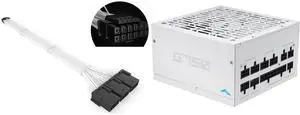 SAMA PCI-E 5.0 GPU PSU Cable 12+4pin to 3×8PIN 12VHPWR Sleeved Extension Cable Plug Connector 340mm 16AWG Power Supply Cable for RTX 3090Ti 4070 4080 White and SAMA G750W ATX 3.1 Power Supply, 750W, Cybenetics Gold Standards, PCIe 5.1 Ready, Full Modular, Japanese Capacitors, FDB Fan, White Version SAMA PCI-E 5.0 GPU PSU Cable 12+4pin to 3×8PIN 12VHPWR Sleeved Extension Cable Plug Connector 340mm 16AWG Power Supply Cable for RTX 3090Ti 4070 4080 White and SAMA G750W ATX 3.1 Power Supply, 750W, Cybenetics Gold Standards, PCIe 5.1 Ready, Full Modular, Japanese Capacitors, FDB Fan, White Version