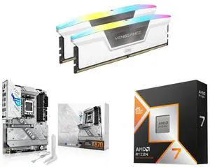CORSAIR Vengeance RGB 32GB (2 x 16GB) 288-Pin PC RAM DDR5 6400 (PC5 51200) Desktop Memory Model CMH32GX5M2N6400C36W ASUS ROG STRIX X870-A GAMING WIFI AMD AM5 X870 ATX motherboard 16+2+2 power stages, Dynamic OC Switcher, Core Flex, DDR5 AEM CORSAIR Vengeance RGB 32GB (2 x 16GB) 288-Pin PC RAM DDR5 6400 (PC5 51200) Desktop Memory Model CMH32GX5M2N6400C36W ASUS ROG STRIX X870-A GAMING WIFI AMD AM5 X870 ATX motherboard 16+2+2 power stages, Dynamic OC Switcher, Core Flex, DDR5 AEM