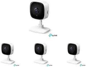 4 x TP-Link Tapo Smart Home Security WiFi Camera, Records in 1080p (Full HD) | Up to 30 ft Night Vision | Up to 128 GB microSD Card Slot | Works w/Alexa and Google (Tapo C100) 4 x TP-Link Tapo Smart Home Security WiFi Camera, Records in 1080p (Full HD) | Up to 30 ft Night Vision | Up to 128 GB microSD Card Slot | Works w/Alexa and Google (Tapo C100)