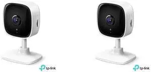 2 x TP-Link Tapo Smart Home Security WiFi Camera, Records in 1080p (Full HD) | Up to 30 ft Night Vision | Up to 128 GB microSD Card Slot | Works w/Alexa and Google (Tapo C100) 2 x TP-Link Tapo Smart Home Security WiFi Camera, Records in 1080p (Full HD) | Up to 30 ft Night Vision | Up to 128 GB microSD Card Slot | Works w/Alexa and Google (Tapo C100)