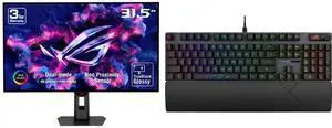 Monitor Gaming Keyboard Combo - ASUS XG32UCWMG Bundle with ASUS XA12 ROG STRIX SCOPE II RX/RXRD/CA/ABS Monitor Gaming Keyboard Combo - ASUS XG32UCWMG Bundle with ASUS XA12 ROG STRIX SCOPE II RX/RXRD/CA/ABS