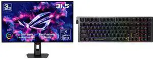 Monitor Gaming Keyboard Combo - ASUS XG32UCWMG Bundle with ASUS X903 STRIX MORPH 96/NW2/CA/ADS Monitor Gaming Keyboard Combo - ASUS XG32UCWMG Bundle with ASUS X903 STRIX MORPH 96/NW2/CA/ADS