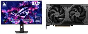 Monitor GPU Combo - ASUS XG32UCWMG Bundle with MSI RTX 5060 Ti 16G VENTUS 2X OC BLACK PLUS Monitor GPU Combo - ASUS XG32UCWMG Bundle with MSI RTX 5060 Ti 16G VENTUS 2X OC BLACK PLUS