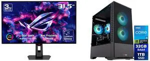 Monitor Desktop Combo - ASUS XG32UCWMG Bundle with ABS C1A45N56R1 Monitor Desktop Combo - ASUS XG32UCWMG Bundle with ABS C1A45N56R1